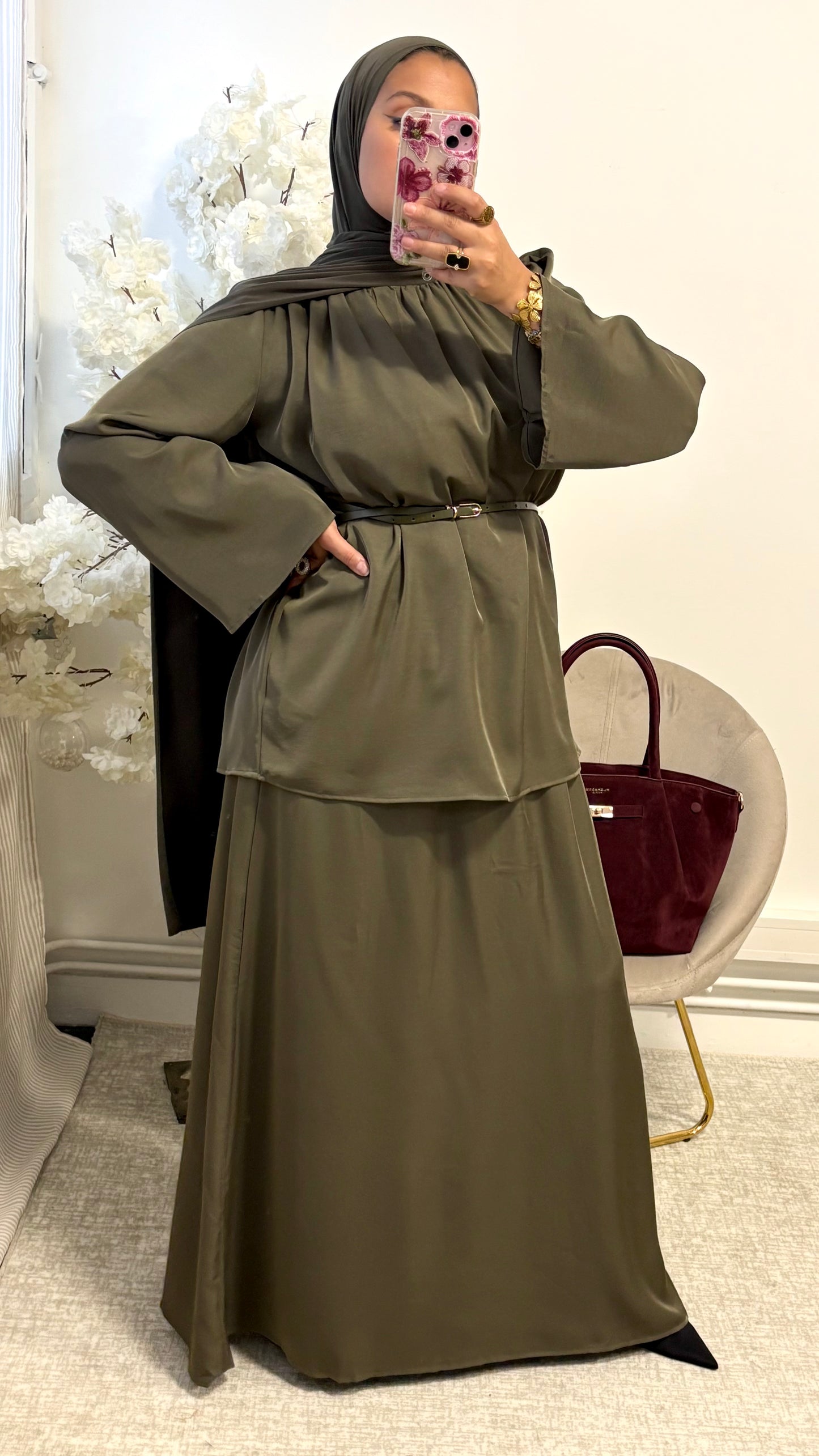 Ensemble Syrielle kaki