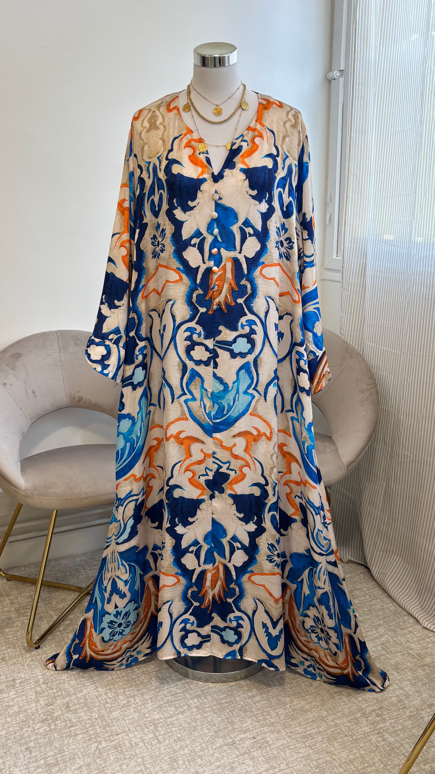 Robe Evyta Bleu