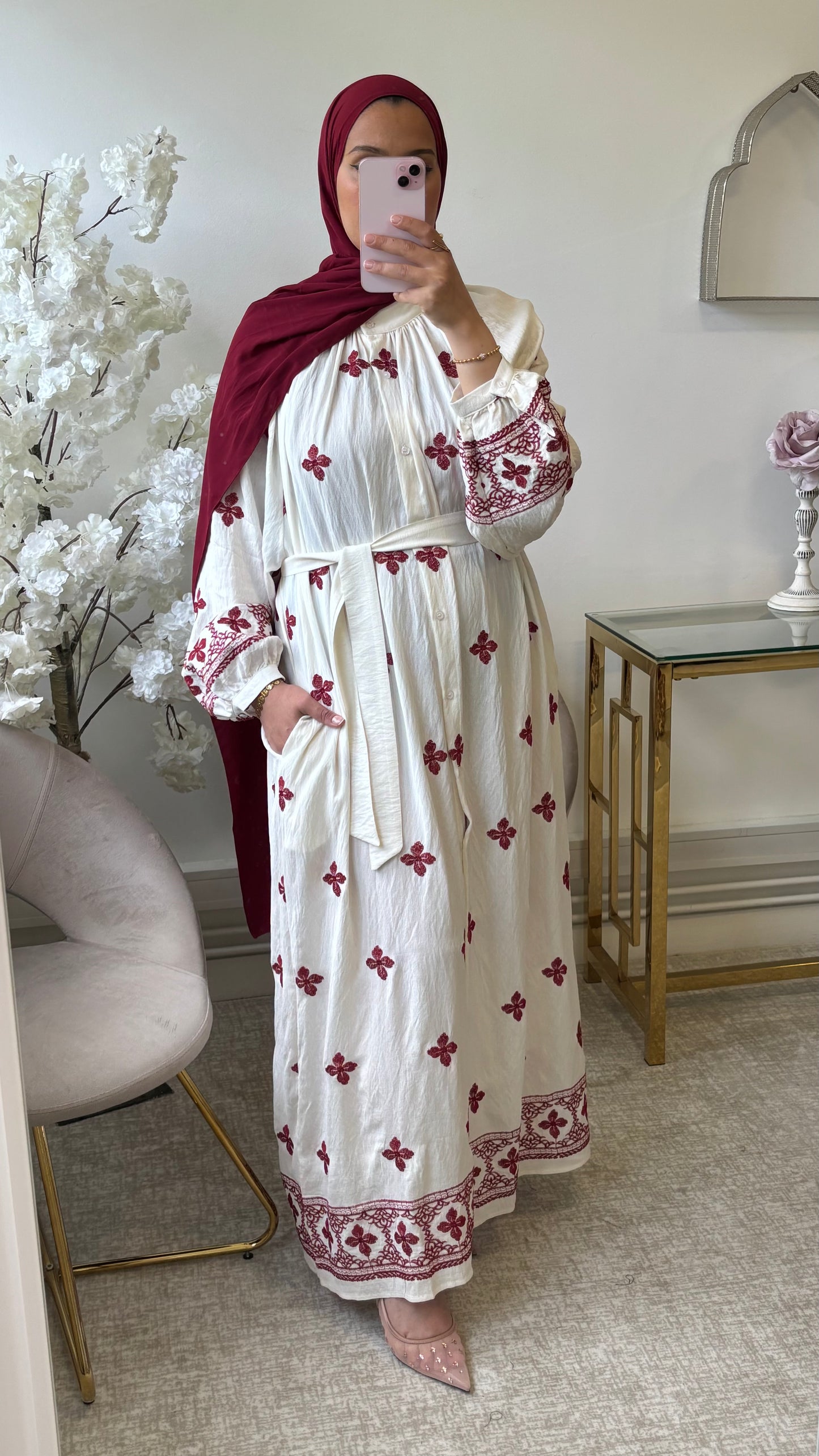Robe Sidi Bou Saïd Bordeaux