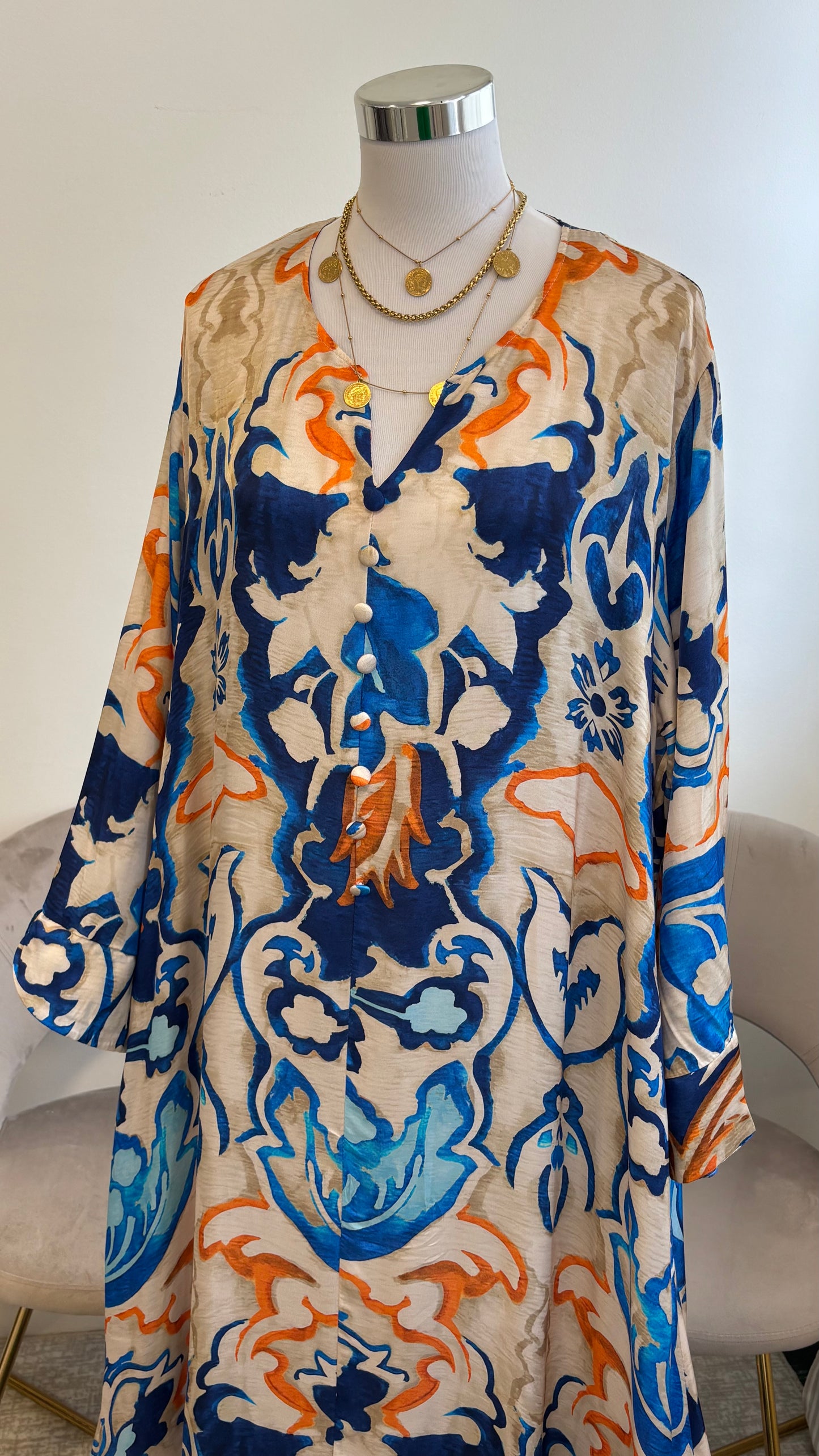Robe Evyta Bleu