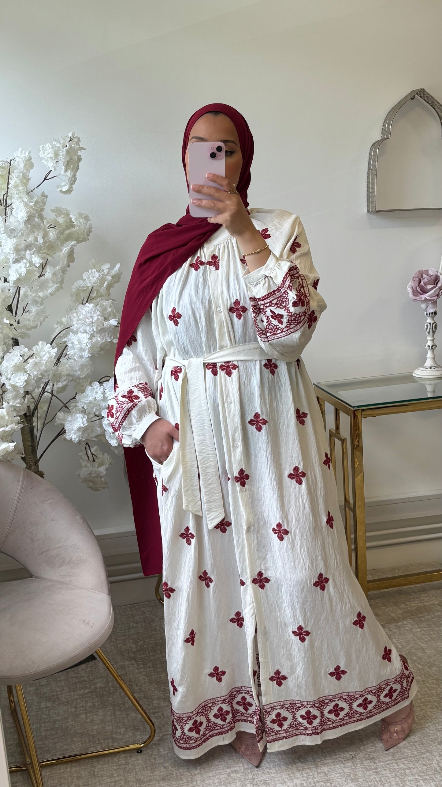 Robe Sidi Bou Saïd Bordeaux