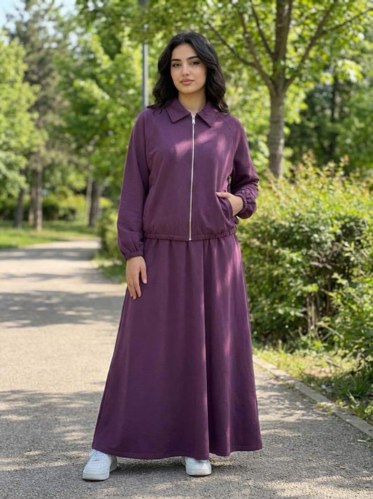 Ensemble Darine violet