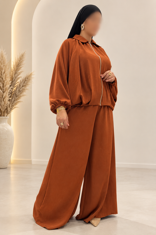 Ensemble Balqis Orange
