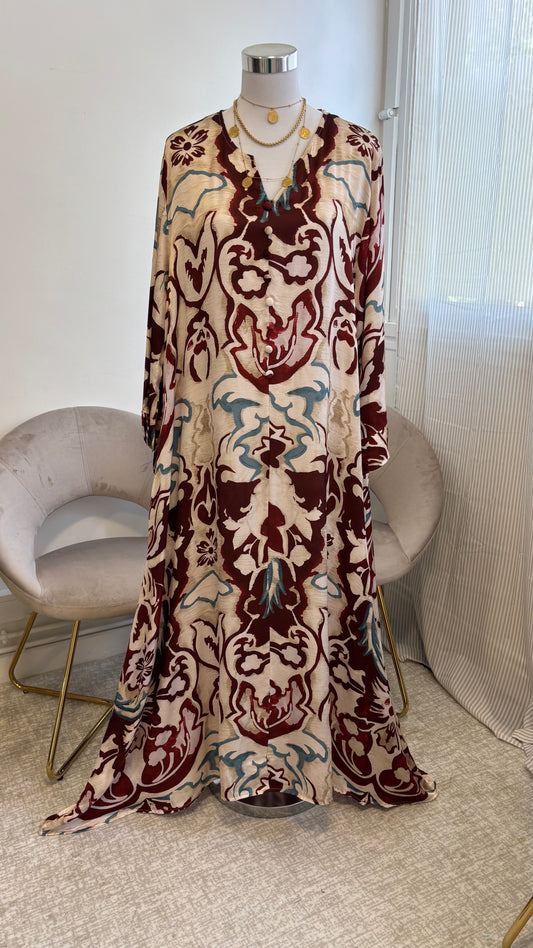 Robe Evyta Marron/Cuivre