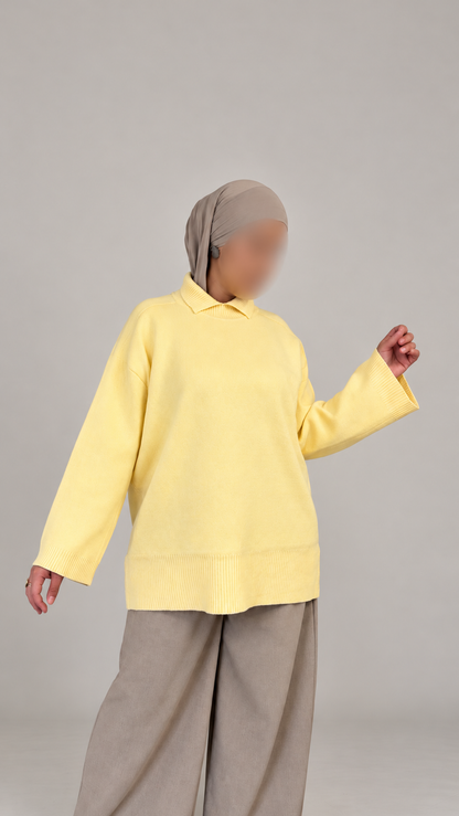 Pull Oria Jaune