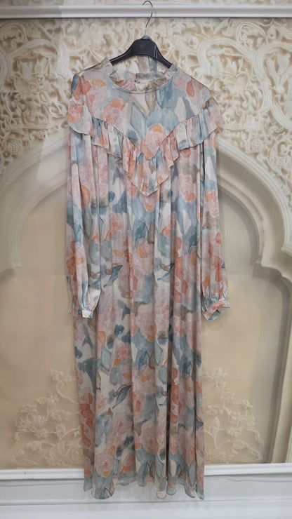 Robe Inès Bleu