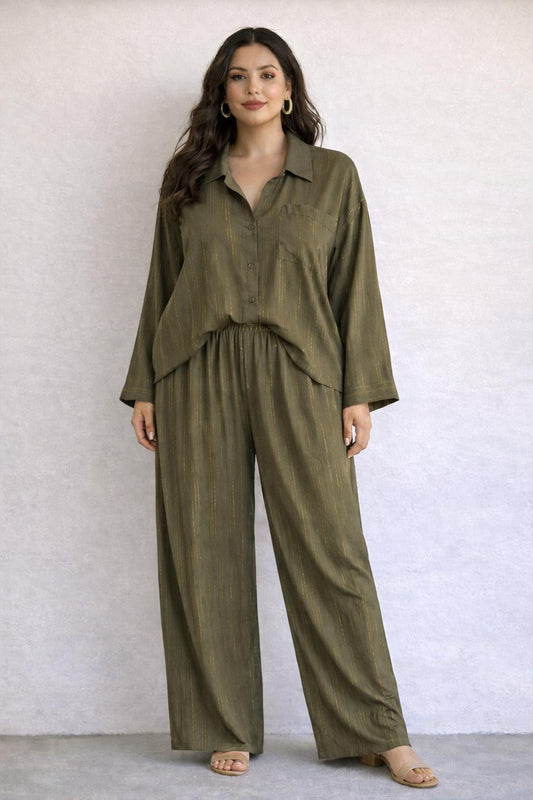 Ensemble Feryel Kaki