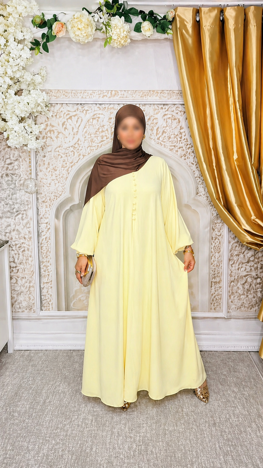 Robe Sultana Jaune pastel