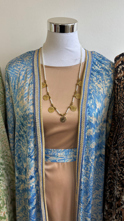 Ensemble Ayna Beige/Bleu ciel