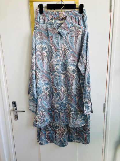 Ensemble Satinée Bleu