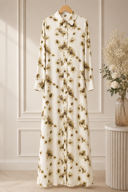 Robe Flower Vert