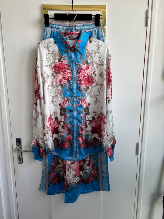 Ensemble Inspi Flower Bleu