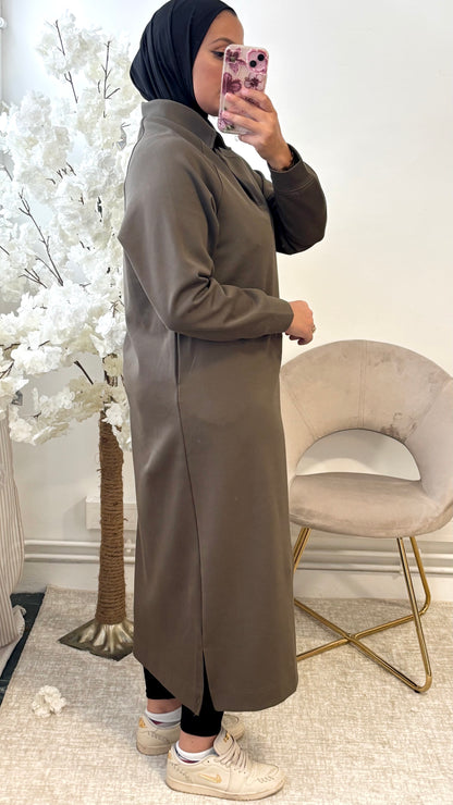 Robe Théa kaki
