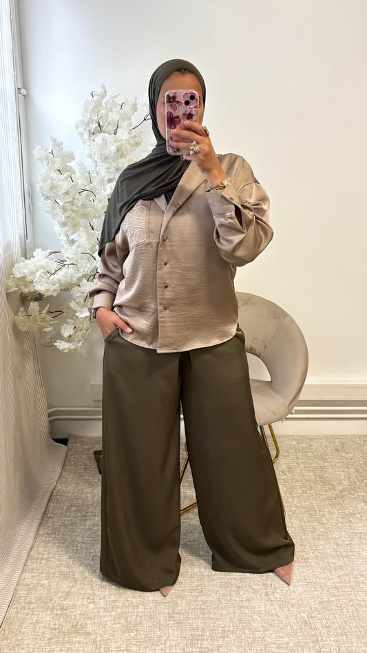 Pantalon Lyra kaki