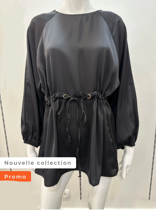 Haut à cordon inspi Z Noir