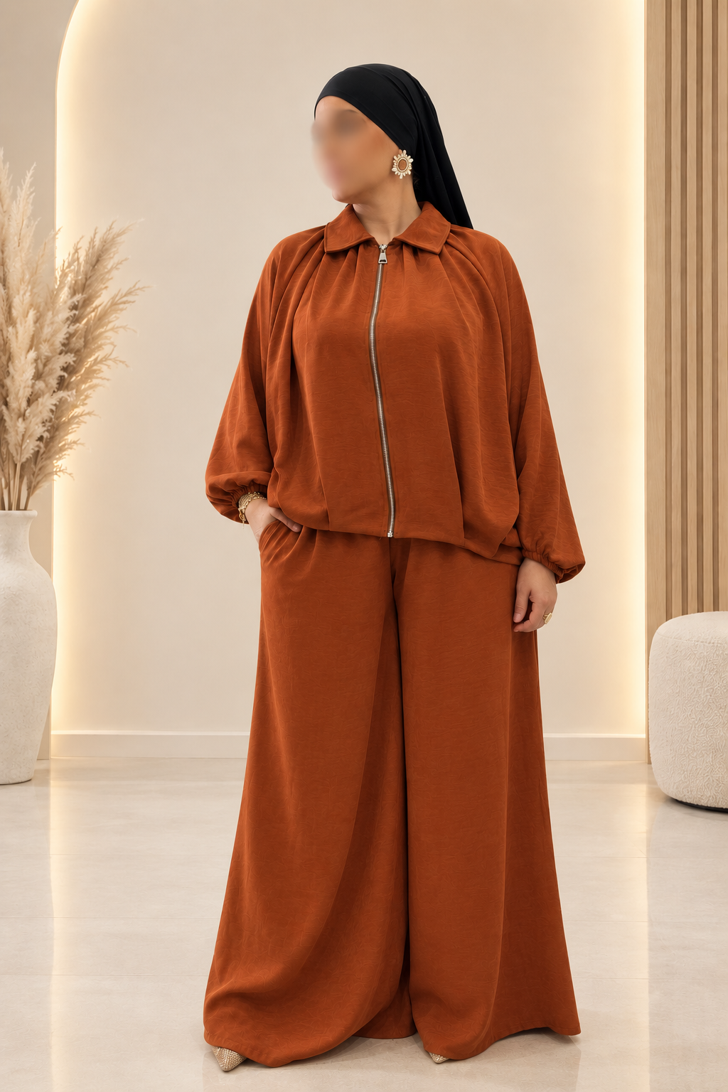 Ensemble Balqis Orange