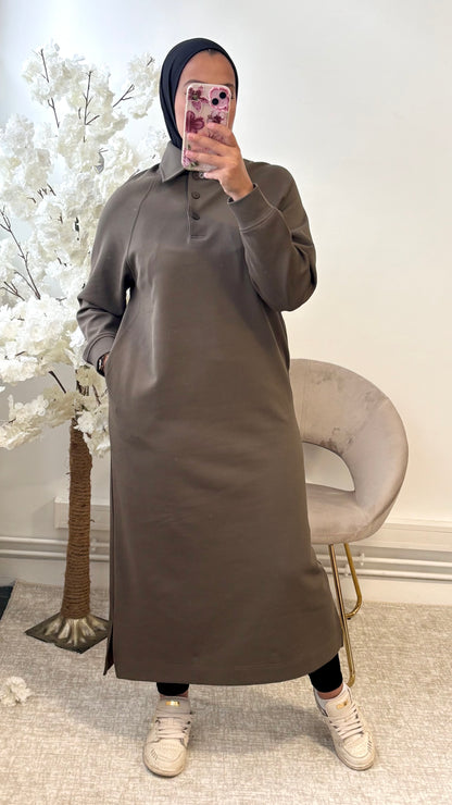 Robe Théa kaki