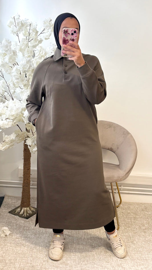 Robe Théa kaki