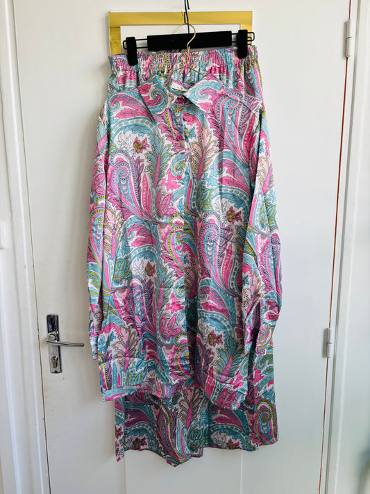 Ensemble satinée Rose