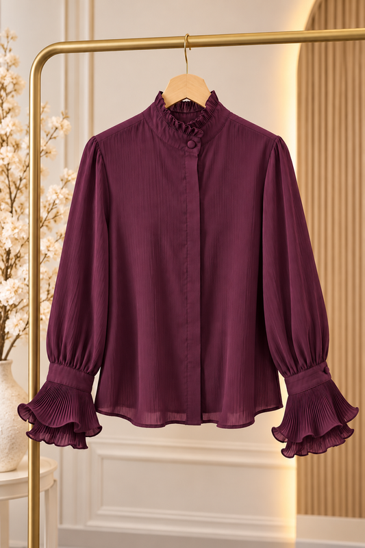 Chemise Jasmine Prune
